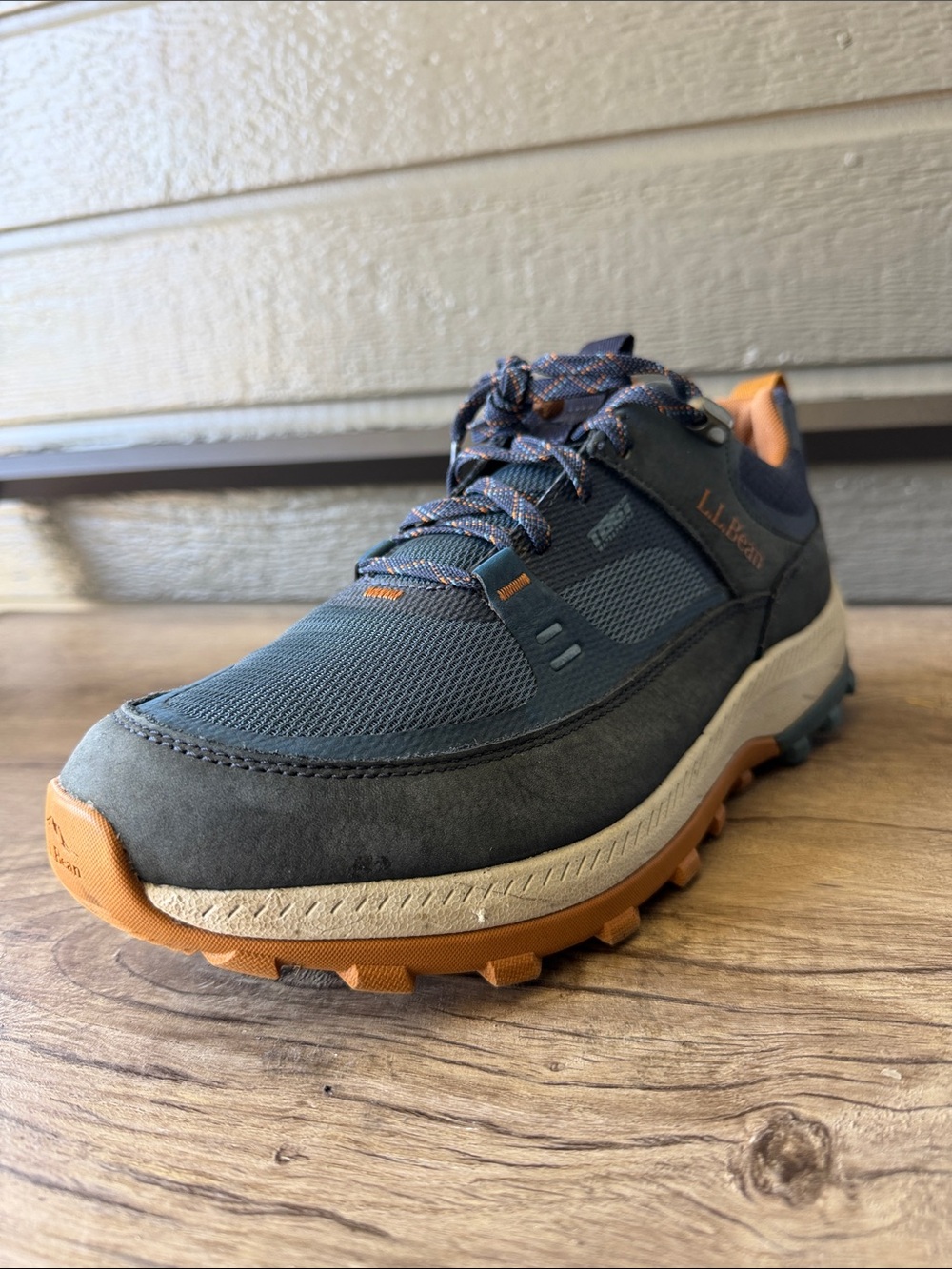 L.L. Bean Shoes Mens Tek sport Waterproof Trail Hiking Sneakers size 9.5 - Picture 3 of 11